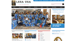 Desktop Screenshot of lesausa.org